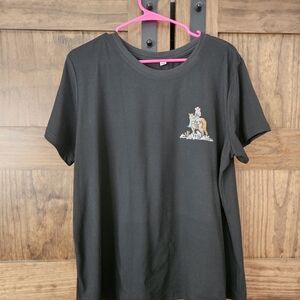 NWOT Cowgirl 0XL Black Country Southern Horse Shirt Top